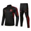 Bayern München Quarter Zip Training Sweatshirts 2022-23 Schwarze Für Kinder